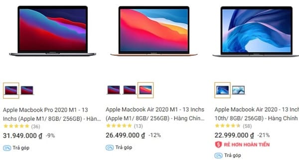 Tiki có hỗ trợ các bạn mua laptop trả góp