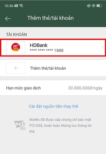 Hướng dẫn cách hủy liên kết tài khoản HDBank và momo