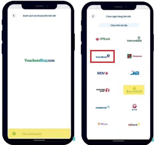 Cách liên kết Ví SmartPay với thẻ nội địa ngân hàng VietinBank- NH Công Thương