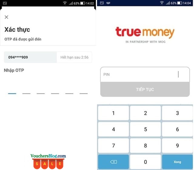 Hướng dẫn tải và đăng ký tài khoản Ví TrueMoney