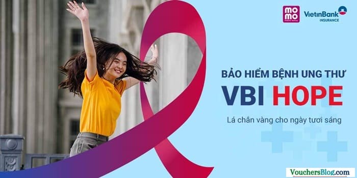 Trang bị Bảo hiểm ung thư VBI Hope với Ví MoMo