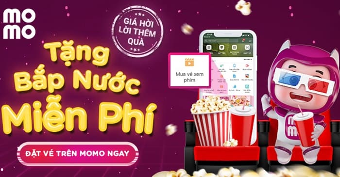 Hướng dẫn cách mua vé xem phim trên ví momo