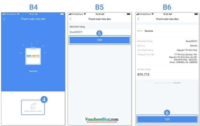 Hướng dẫn thanh toán dịch vụ thu hộ phí chung cư Savista qua ví airpay