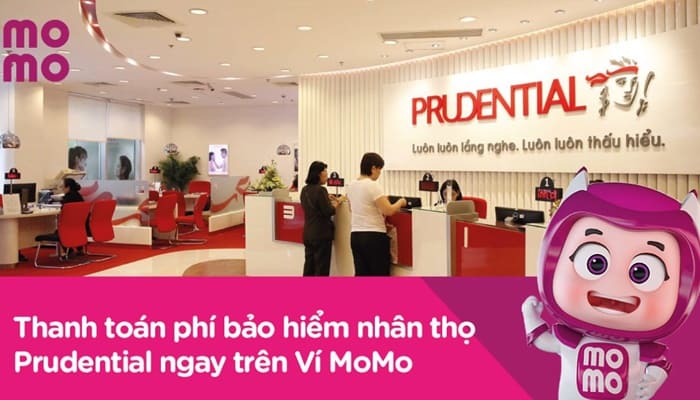 Ví MoMo triển khai thu hộ Bảo hiểm Nhân thọ Prudential