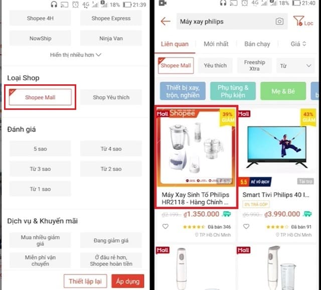 Hướng dẫn cách đặt hàng trên qua app Shopee bằng điện thoại
