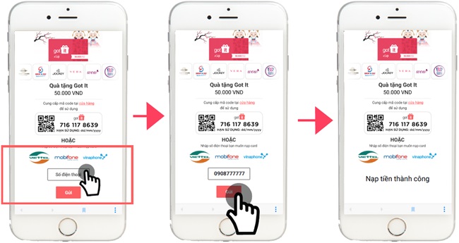 Hướng dẫn các bước mua và sử dụng voucher got it trên vtcpay (website & app)