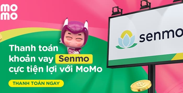 Hướng dẫn thanh toán khoản vay Senmo trên MoMo