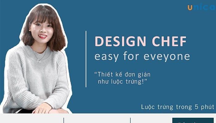 Giới thiệu khóa học 3 phút thiết kế ảnh quảng cáo cùng Design chef bằng phần mềm thiết kế online