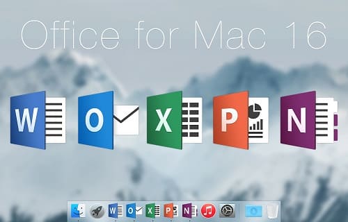 Microsoft Office trên màn hình Macbook