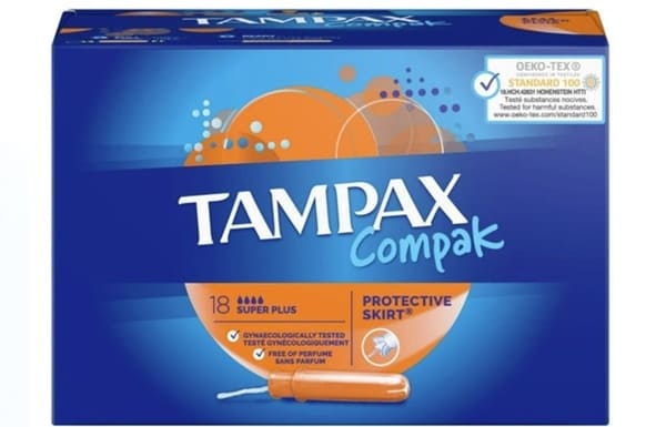 Tampax Tampon Tampax Compak Super Plus