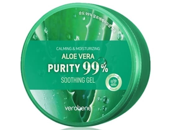 Verobene Calming and Moisturizing Aloe Vera Pure 99% Soothing Gel