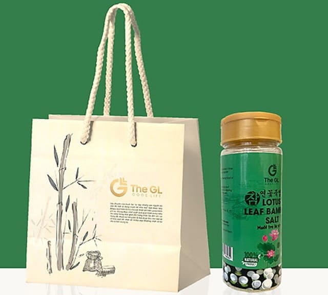 The GL - Muối Tre Lá Sen - Lotus Leaf Bamboo Salt