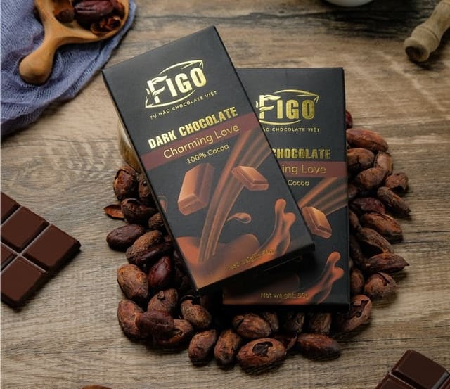 FigoSocola Đen Đắng 100% Cacao