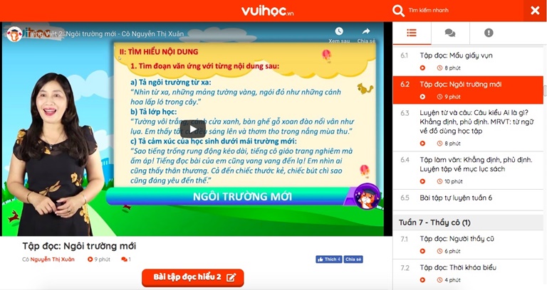 Vuihoc.vn - Học Toán & Tiếng Việt ONLINE Theo SGK Chỉ 53k/ tháng