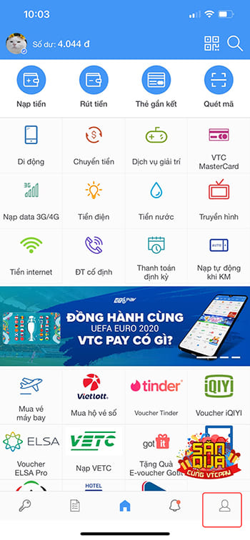 Cách liên kết ví VTC Pay với ngân hàng Vietcombank