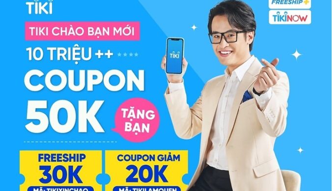 Mã giảm giá tiki cho tài khoản mới