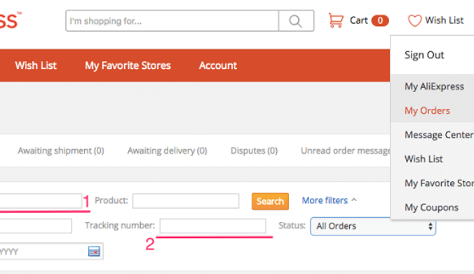 Cách quản lý đơn đặt hàng của bạn trên AliExpress
