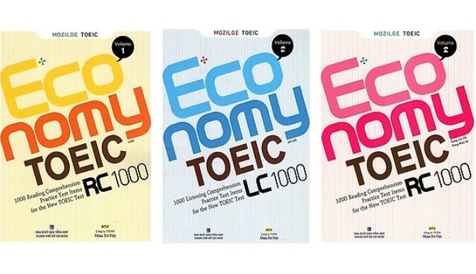 Download Economy TOEIC RC + LC 1000 Volume 1,2,3,4,5 (PDF + Audio)