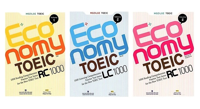 Download Economy TOEIC RC + LC 1000 Volume 1,2,3,4,5 (PDF + Audio)