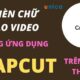 Cách Chèn Chữ, Nhạc, Stickers vào Video bằng CapCut